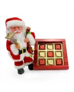 Santa with Chocolate Box