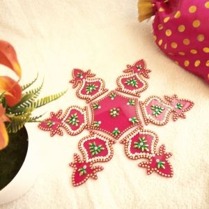 Diwali decorative acrylic rangoli