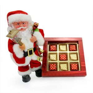 Santa with Chocolate Box