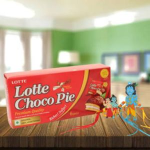 Bheem And Krishna Rakhi with Lotte Choco Pie