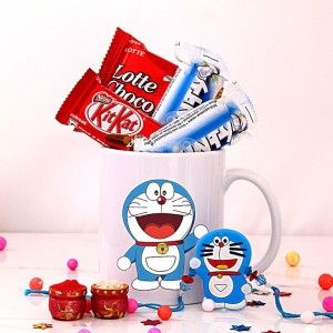 Doraemon Rakhi Chocolate Combo 
