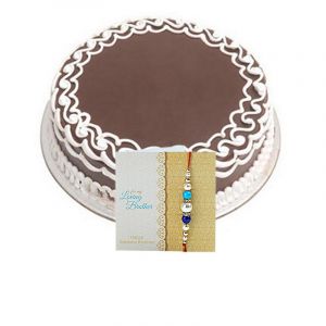 Rakhi & Half Kg Chocolate Cake