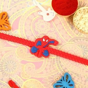 Amazing Spiderman Wrist Band Rakhi for Kids