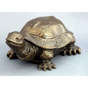Vastu Metal Wish Fullfilment Tortoise Showpiece