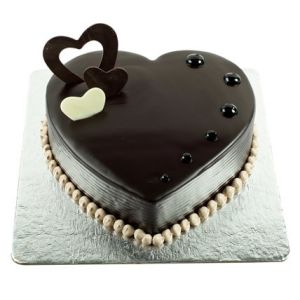 Chocolate Hearts Cake
