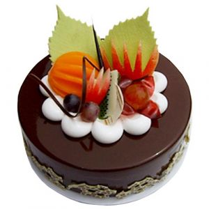 Fruit Chocolate  cake